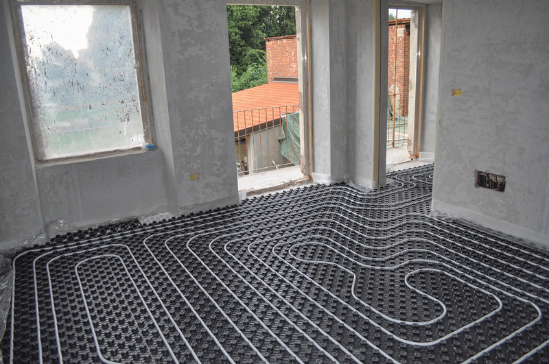 underfloor heating installation